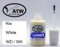 Preview: Kia, White, WD / WK: 20ml Lackstift, von ATW Autoteile West.